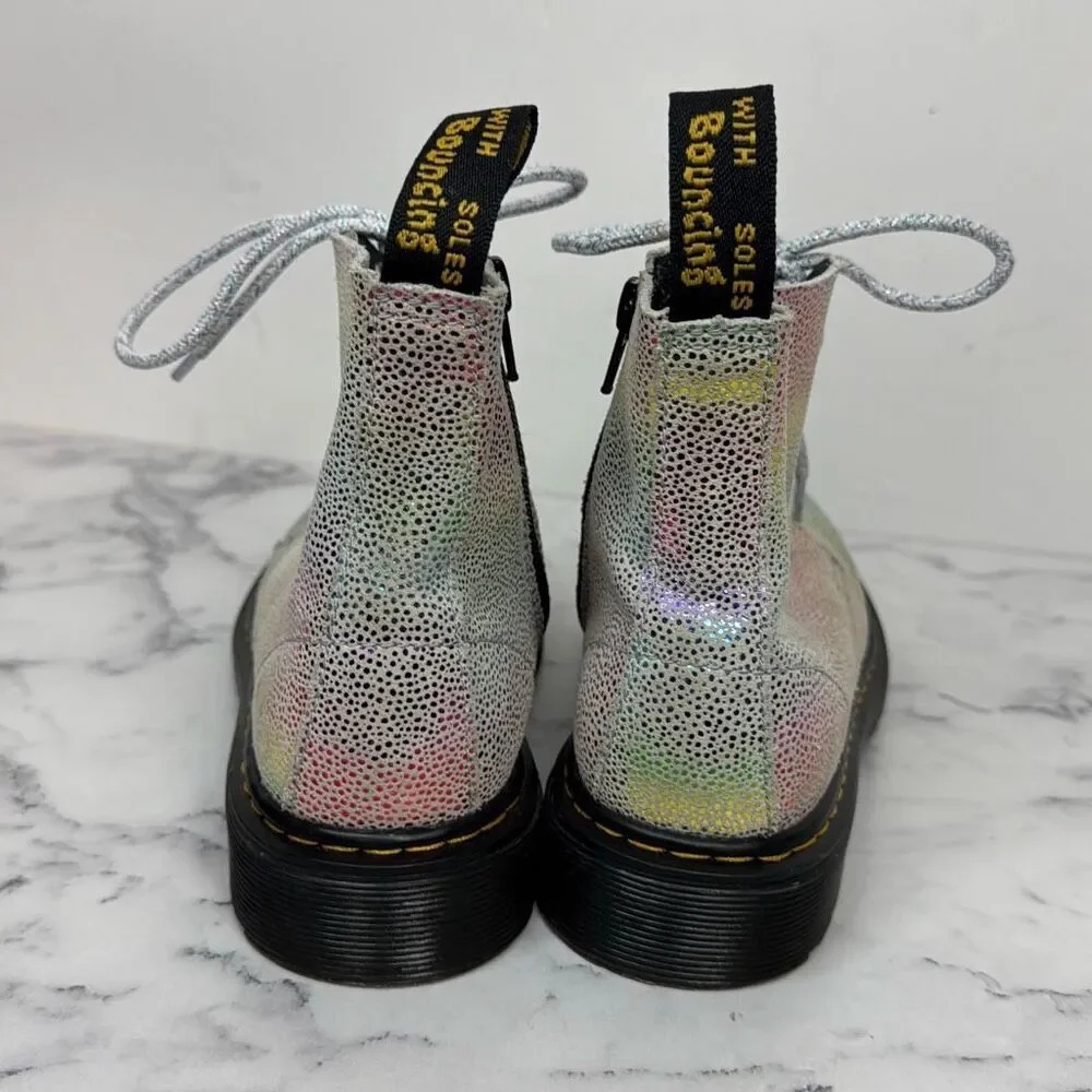 Dr. Martens Pascal Iridescent Lace Up Boots 2
